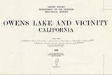 1939 Map of Owens Lake California