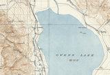 1939 Map of Owens Lake California