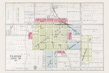 1901 Map of Clayton Adams County Illinois