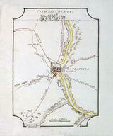 1816 Map of Zanesville Ohio and Vicinity