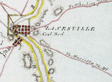 1816 Map of Zanesville Ohio and Vicinity
