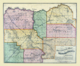 1874 Map of Menard County Illinois