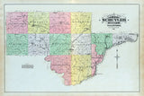 1892 Map of Schuyler County Illinois