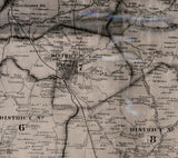 1878 Map of Giles County Tennessee