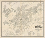 1895 Map of Knoxville Tennessee