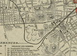 1897 Map of Nashville Tennessee