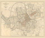 1907 Map of Nashville Tennessee