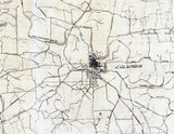 1924 Map of Maury County Tennessee