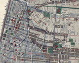 1925 Map of Memphis Tennessee and Vicinity