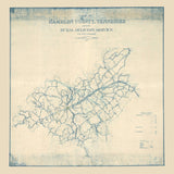 1928 Map of Hamblen County Tennessee