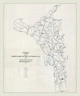 1935 Map of Moore County Tennessee