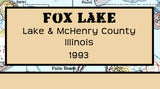 1993 Map of Fox Lake Illinois