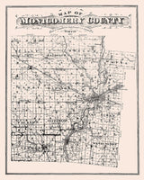 1875 Map of Montgomery County Ohio