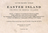 1888 Map of Easter Island