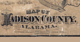 1875 Map of Madison County Alabama