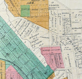 1873 Map of Edwardsville Madison County Illinois