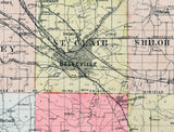 1901 Map of St Clair County Illinois