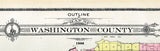 1906 Map of Washington County Illinois