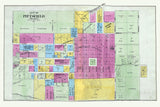 1872 Map of Pittsfield Pike County Illinois