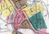 1924 Map of Saranac Lake New York