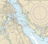 2022 Nautical Chart of the Neuse River North Carolina