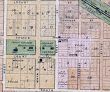 1875 Map of Cambridge Henry County Illinois