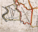 1817 Map of Westmoreland County Pennsylvania