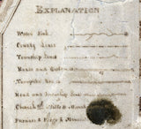 1818 Map of Bedford County Pennsylvania
