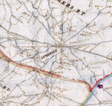 1818 Map of Somerset County Pennsylvania