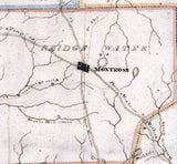 1816 Map of Susquehanna County Pennsylvania