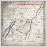 1817 Map of Cambria County Pennsylvania