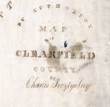 1818 Map of Clearfield County Pennsylvania