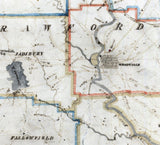 1818 Map of Crawford and Erie County Pennsylvania