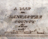 1819 Map of Lancaster County Pennsylvania