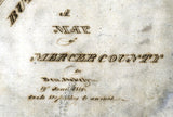 1819 Map of Mercer County Pennsylvania