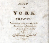 1816 Map of York County Pennsylvania