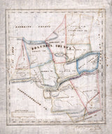 1817 Map of Columbia County Pennsylvania