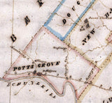 1817 Map of Montgomery County Pennsylvania