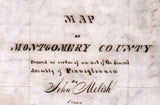 1817 Map of Montgomery County Pennsylvania