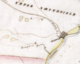 1817 Map of Wayne and Pike County Pennsylvania