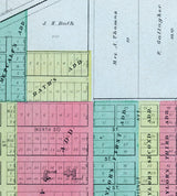 1895 Map of Cuba Fulton County Illinois