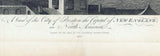 1757 Panoramic Map of Boston