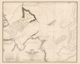 1843 Map of Portland Harbor Maine