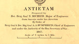 1867 Map of Antietam Maryland