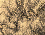 1867 Map of Antietam Maryland