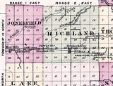 1877 Map of Saginaw County Michigan