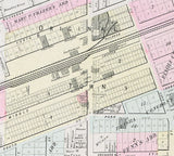 1895 Map of Chelsea Washtenaw County Michigan