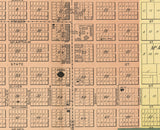 1895 Map of Corunna Shiawassee County Michigan