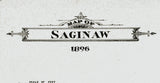 1896 Map of Saginaw Michigan