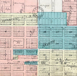 1911 Map of Fairbury Livingston County Illinois